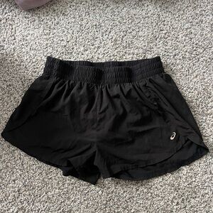 Asics Women's Black Athletic Shorts